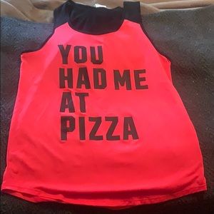 Neon pink VS tank top